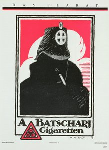 Annonse for A. Batschari-sigaretter, fra 